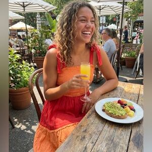 Jessica Simpson Ruched Top Tier Dress